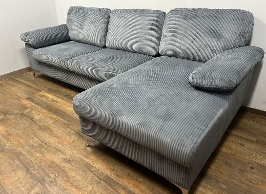 Sofá Chaise Longue Gris 260cm