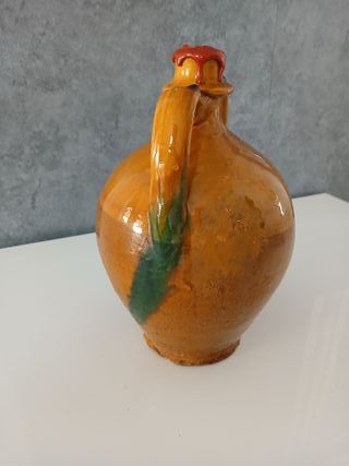 Anfora Fiasco Bottiglia Terracotta Smaltata