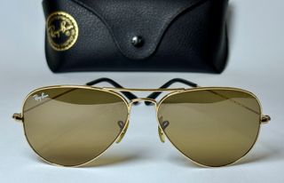 RAY BAN AVIATOR ORIGINAL DORADA MARRON