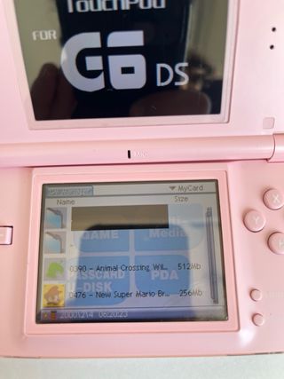 Nintendo DS Rosa +17 juegos en Tarjeta G6 Ds + 