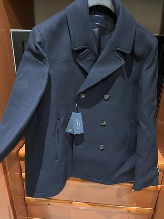 Chaqueta marinera LLOYD'S lana hombre azul