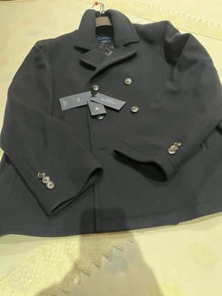 Chaqueta marinera LLOYD'S lana hombre azul