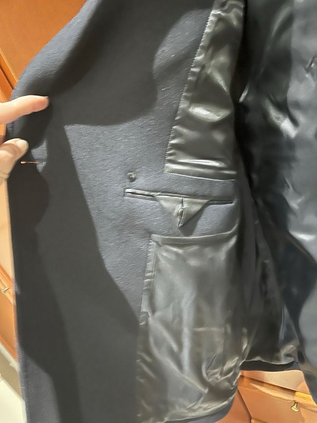 Chaqueta marinera LLOYD'S lana hombre azul