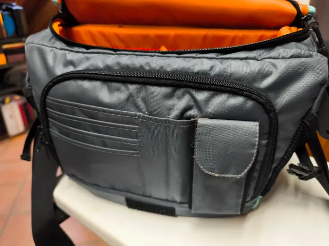 Borsa fotografica con fantasia Keith Haring