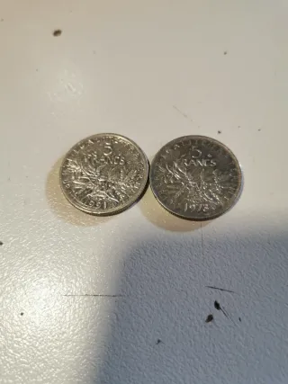 2 Monedas Francesas Antiguas