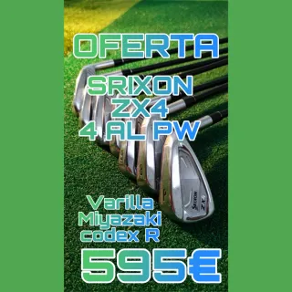 Srixon ZX4 Hierros 4-PW Miyazaki Codex R