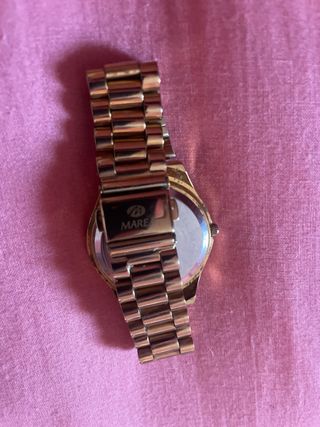 Reloj Marea Dorado y Marrón con Circonitas