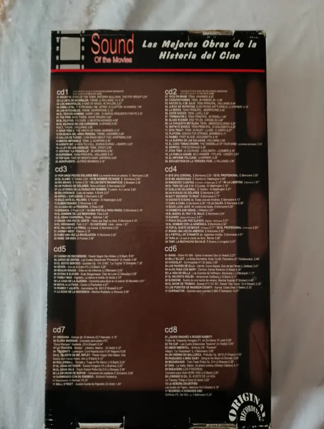 8 CDs Sound Of The Movies - Las Mejores Obras