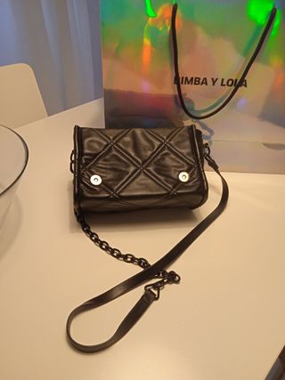 Bolso Bimba y Lola Negro Acolchado