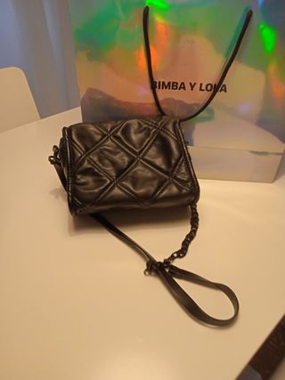 Bolso Bimba y Lola Negro Acolchado