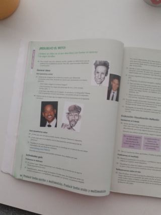 Libro de Lengua Castellana y Literatura de 1° ESO.