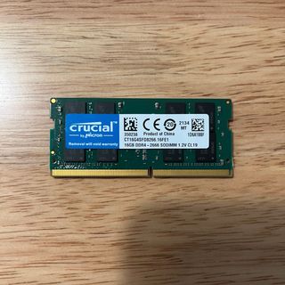 Memoria RAM Crucial 16GB DDR4 SODIMM