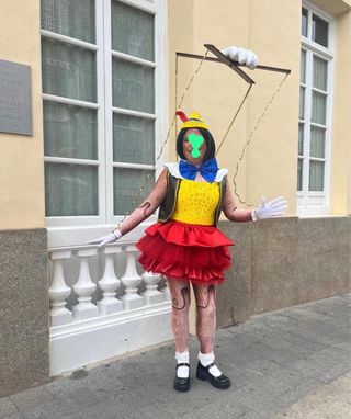 Disfraz marioneta Pinocho 