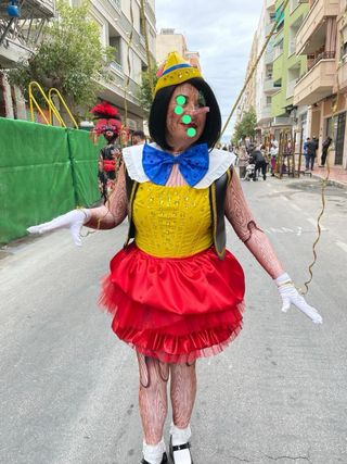 Disfraz marioneta Pinocho 
