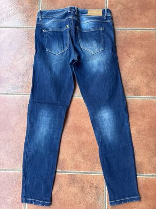 Pantalón vaquero mujer azul