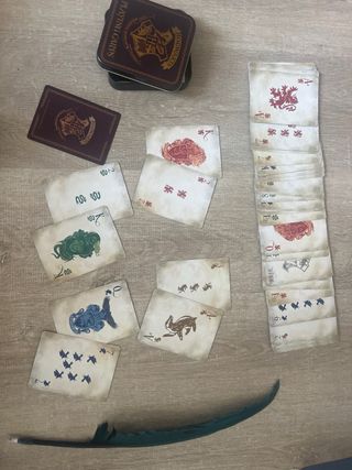 Caja de cartas y pluma Harry Potter