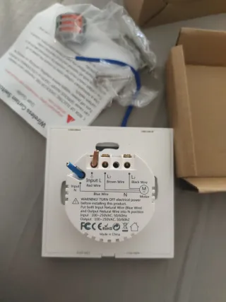 Interruptor Cortina SC400W-EU