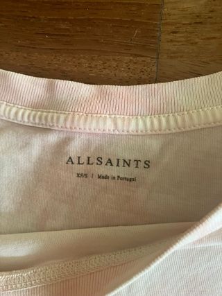 Camiseta AllSaints rosa tie-dye