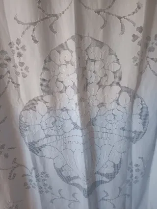 Tenda lino misto sfilato siciliano