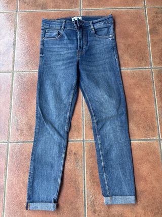 Pantalón vaquero mujer azul
