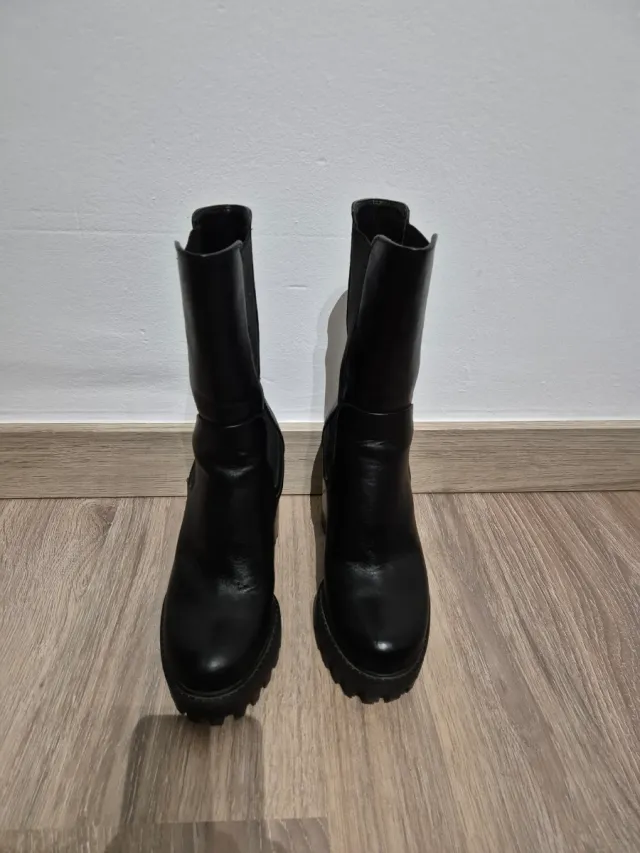 Botas negras de plataforma