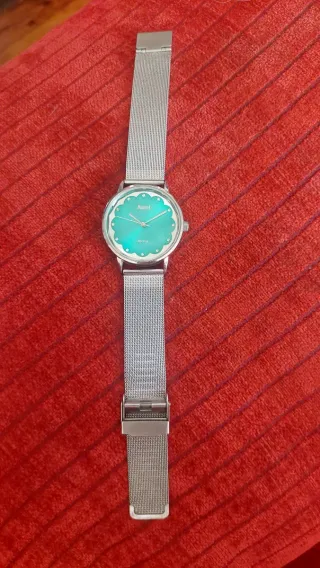 Reloj Sami Juvenil Plata y Turquesa