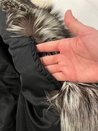 Chaquetón de piel de zorro blue 