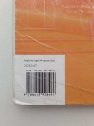 Libro de Matemáticas de 1° ESO.