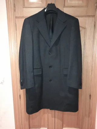 Abrigo hombre gris oscuro