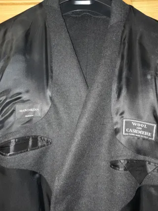 Abrigo hombre gris oscuro