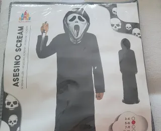 Disfraz Scream niño Talla 6/7