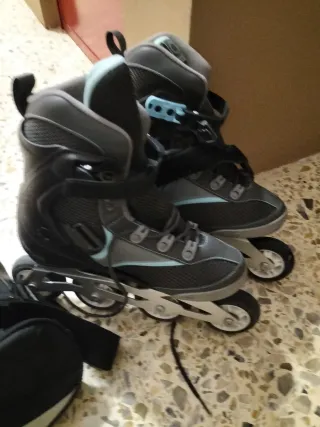 Patines en línea y bolsa Crazy Creek