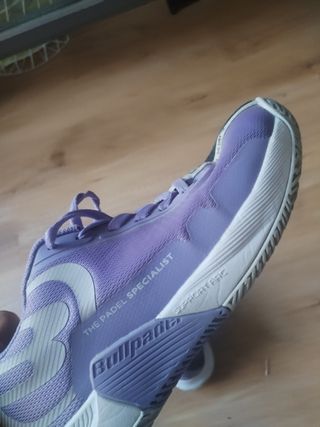 Tenis Bullpadel Mujer Pádel Negro/Morado