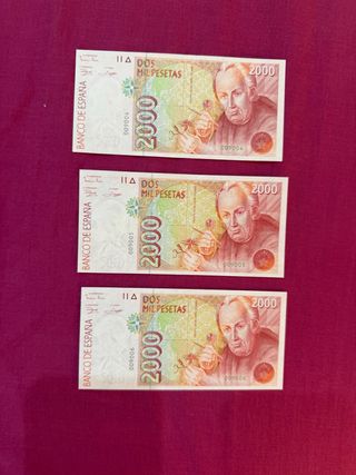 Trío Correlativo 2000 1992 C. Mutis Bajísimo S/C