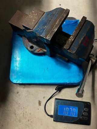 Tornillo de banco de hierro fundido