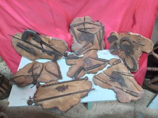 Lote Herramientas Antiguas Madera y Metal