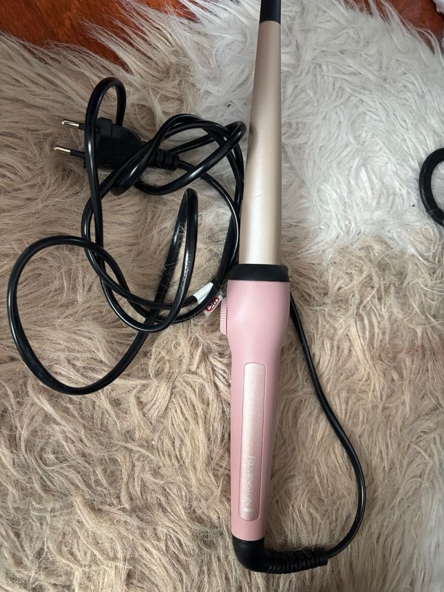 Rizador de pelo Remington oro y rosa