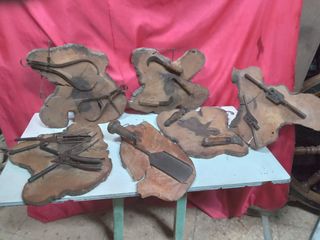Lote Herramientas Antiguas Madera