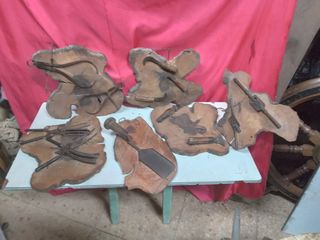 Lote Herramientas Antiguas Madera