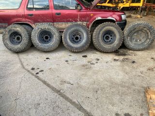 Ruedas 35 con llantas desplazadas