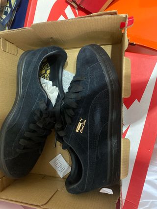 Zapatillas Puma Negras Suede