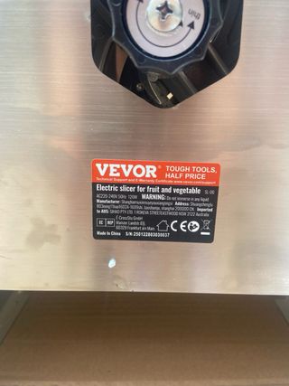 
VEVOR Cortadora Eléctrica Espesor Ajustable 0-12m