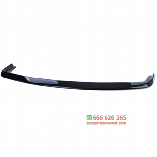 Labio spoiler delantero negro brillo para BMW Ser