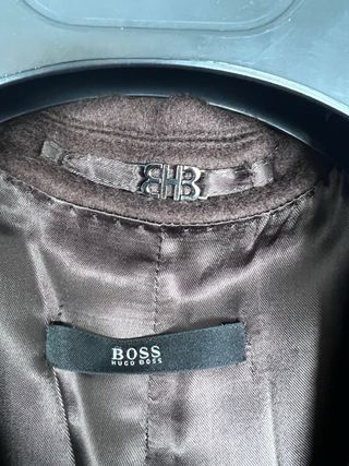 Abrigo largo lana y angora Hugo Boss T.36