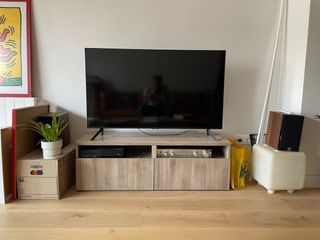 Mueble TV Ikea Bestå, roble, excelente estado