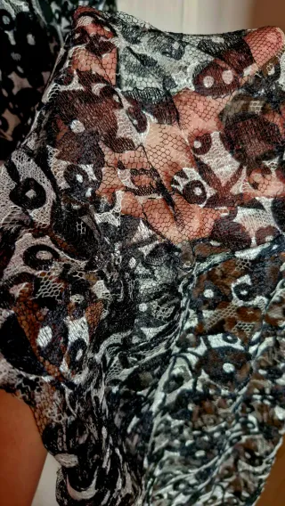 Vestido Adolfo Domínguez Negro y Blanco