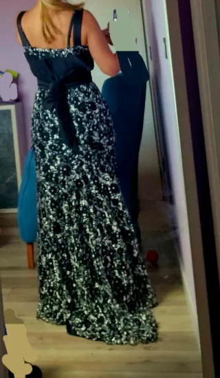 Vestido Adolfo Domínguez Negro y Blanco