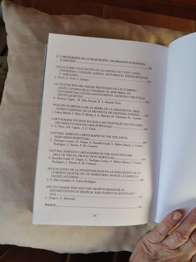 Vegetación y cambios climáticos