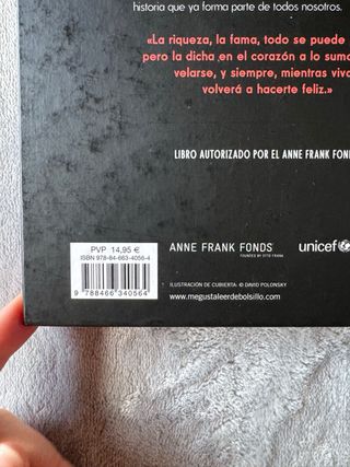 Anne Frank Libro Juvenil Ilustrado