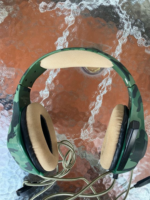 Cascos Gamer Camuflaje